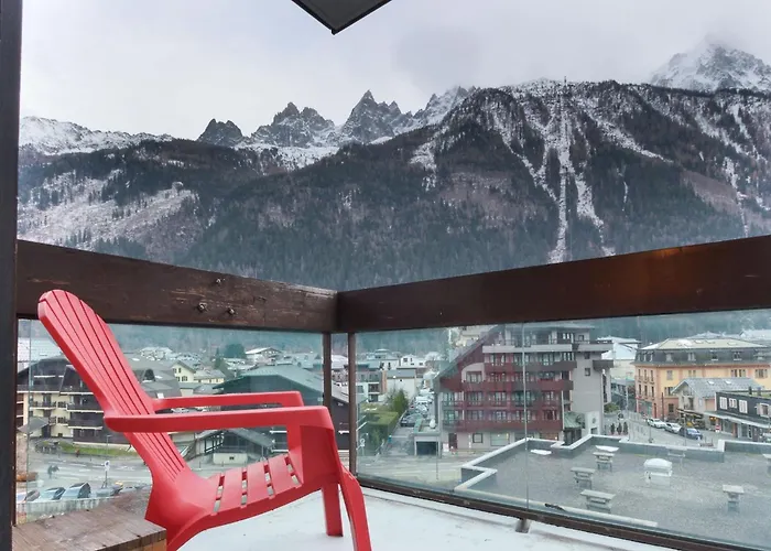 شقة L'aiguille - Center Of - View Mont-blanc شامونكس