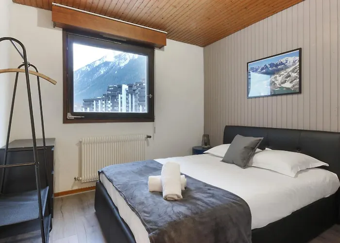 شقة L'aiguille - Center Of - View Mont-blanc